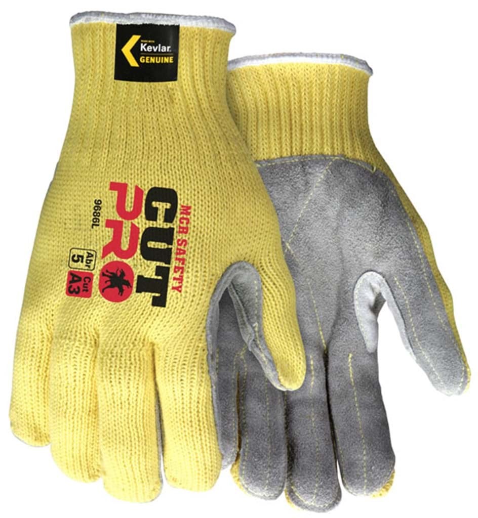 Picture of Glove Kevlar Knit w/ Palm Leather – XL 