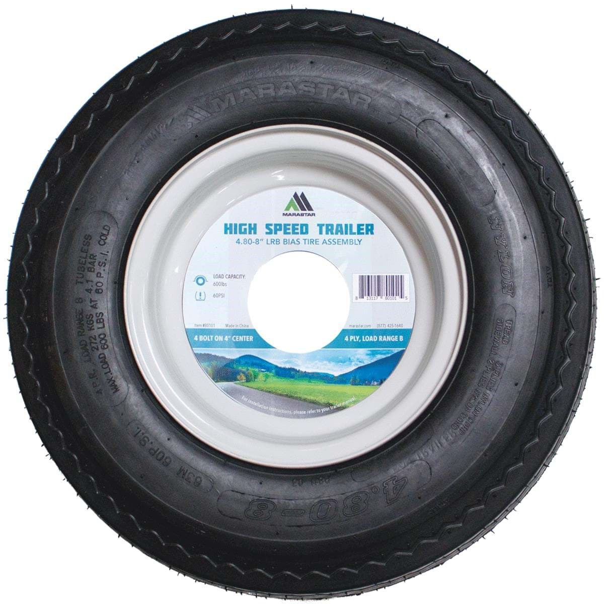 Picture of Marastar Trailer Tire and Wheel