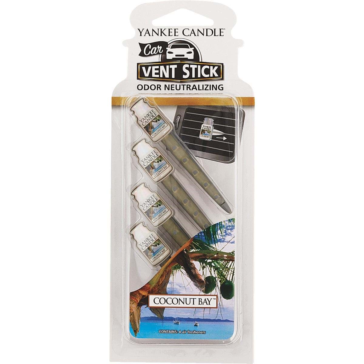 Picture of Yankee Candle Vent Stick Car Air Freshener - Coconut Bay