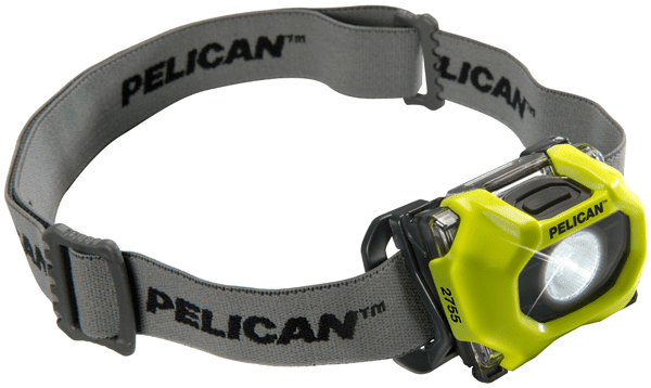 Picture of Flashlight Hands Free Head Mount LED Pelican - Yellow