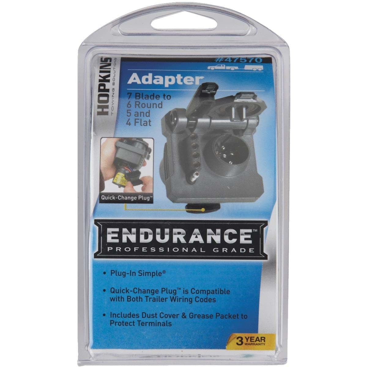 Picture of Endurance Multi-Tow 7 Blade to 6, 5, & 4 Plug-In Adapter