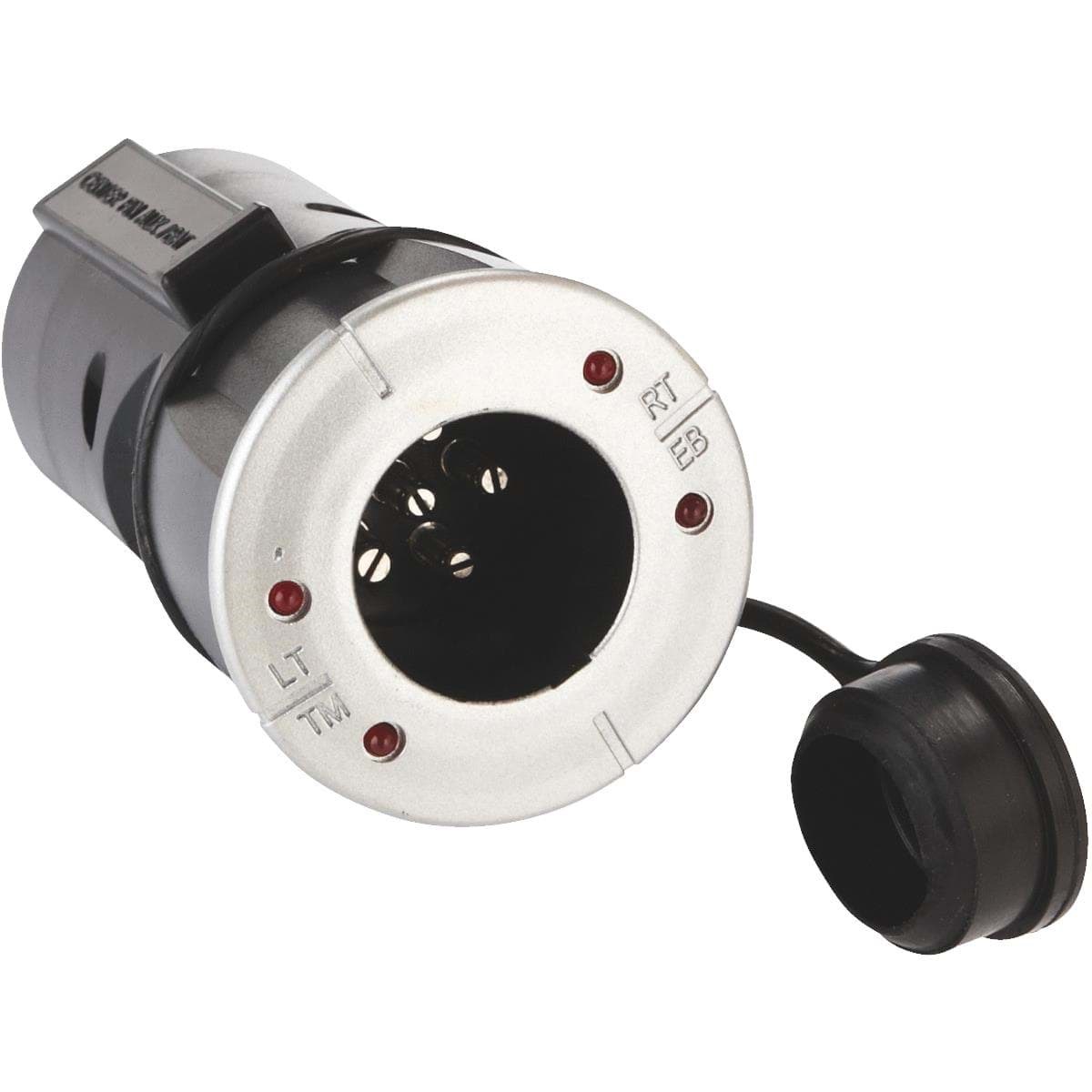 Picture of 7 Blade to 6 Round LED Test Plug-In Adapter