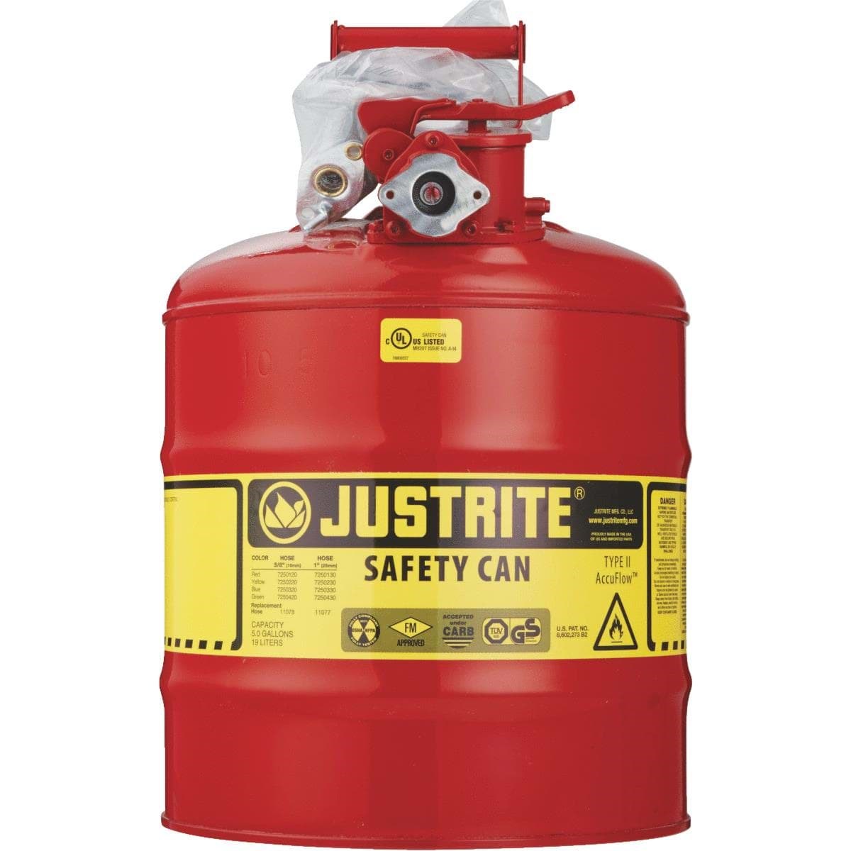 Picture of Justrite Type II Safety Fuel Can