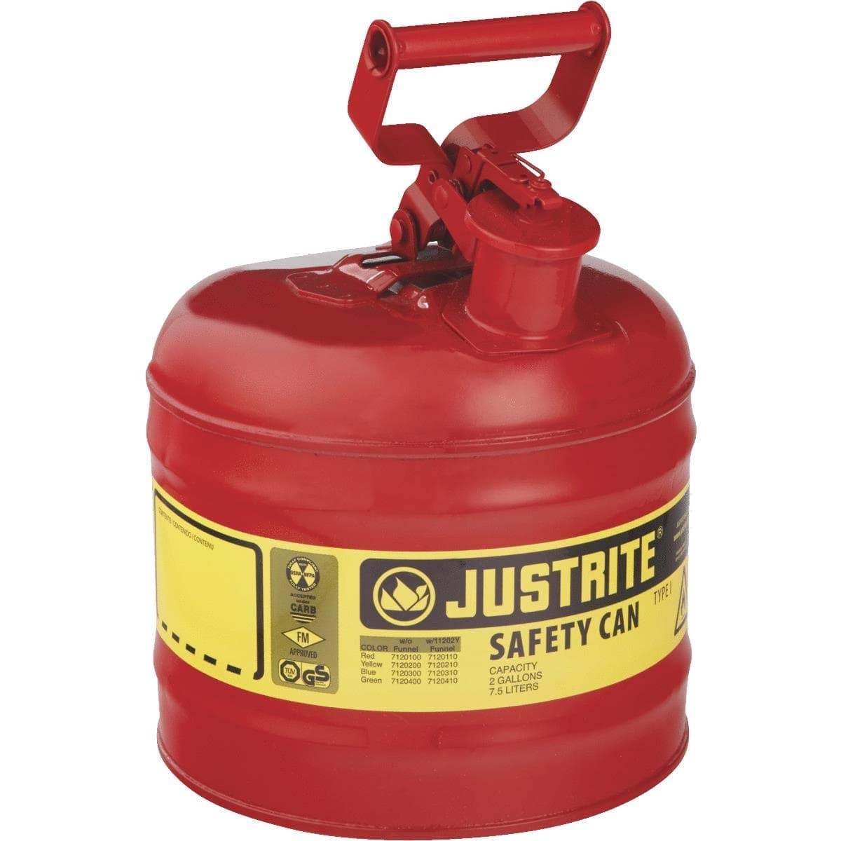 Picture of Justrite Type I Safety Fuel Can