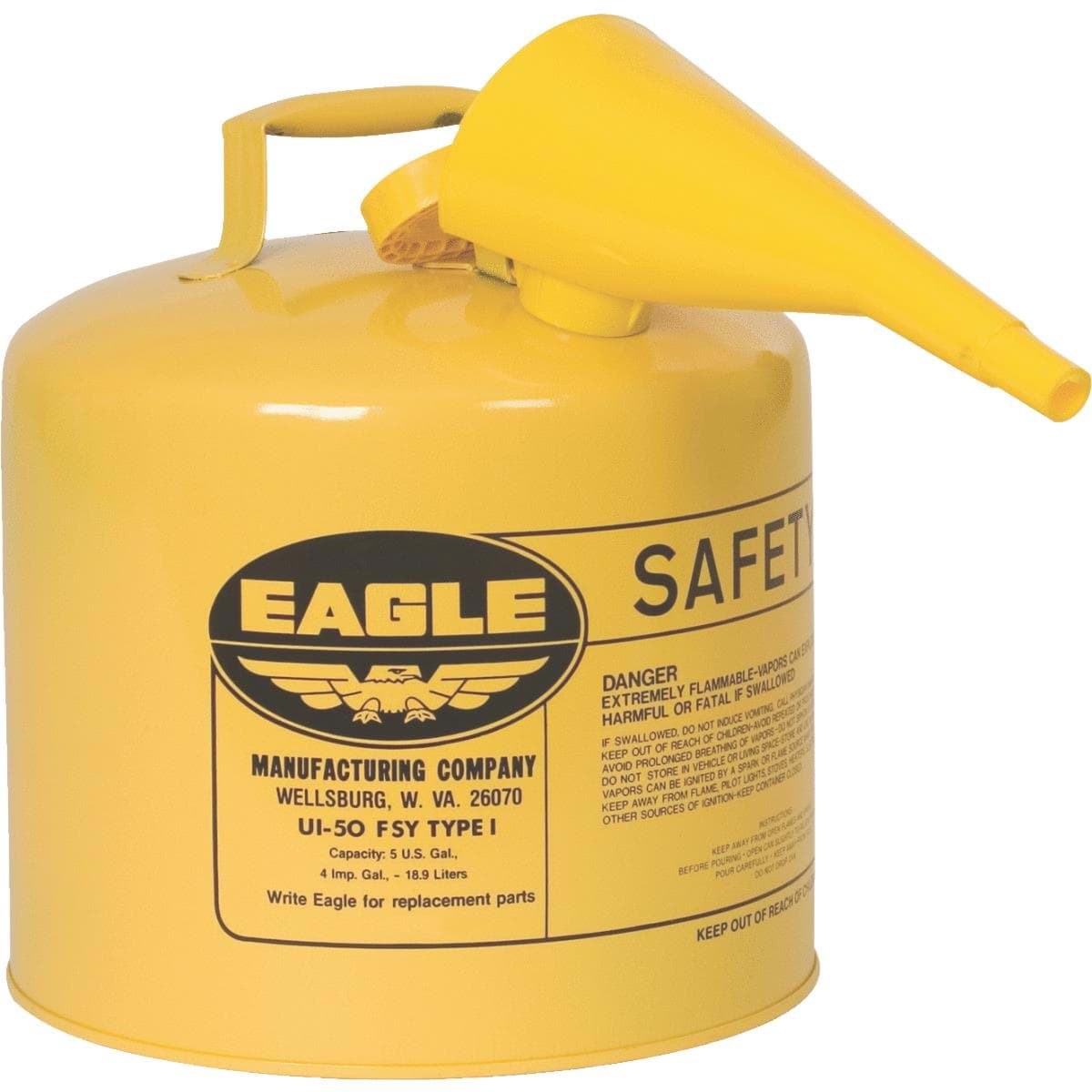 Picture of Eagle Type I Safety Fuel Can