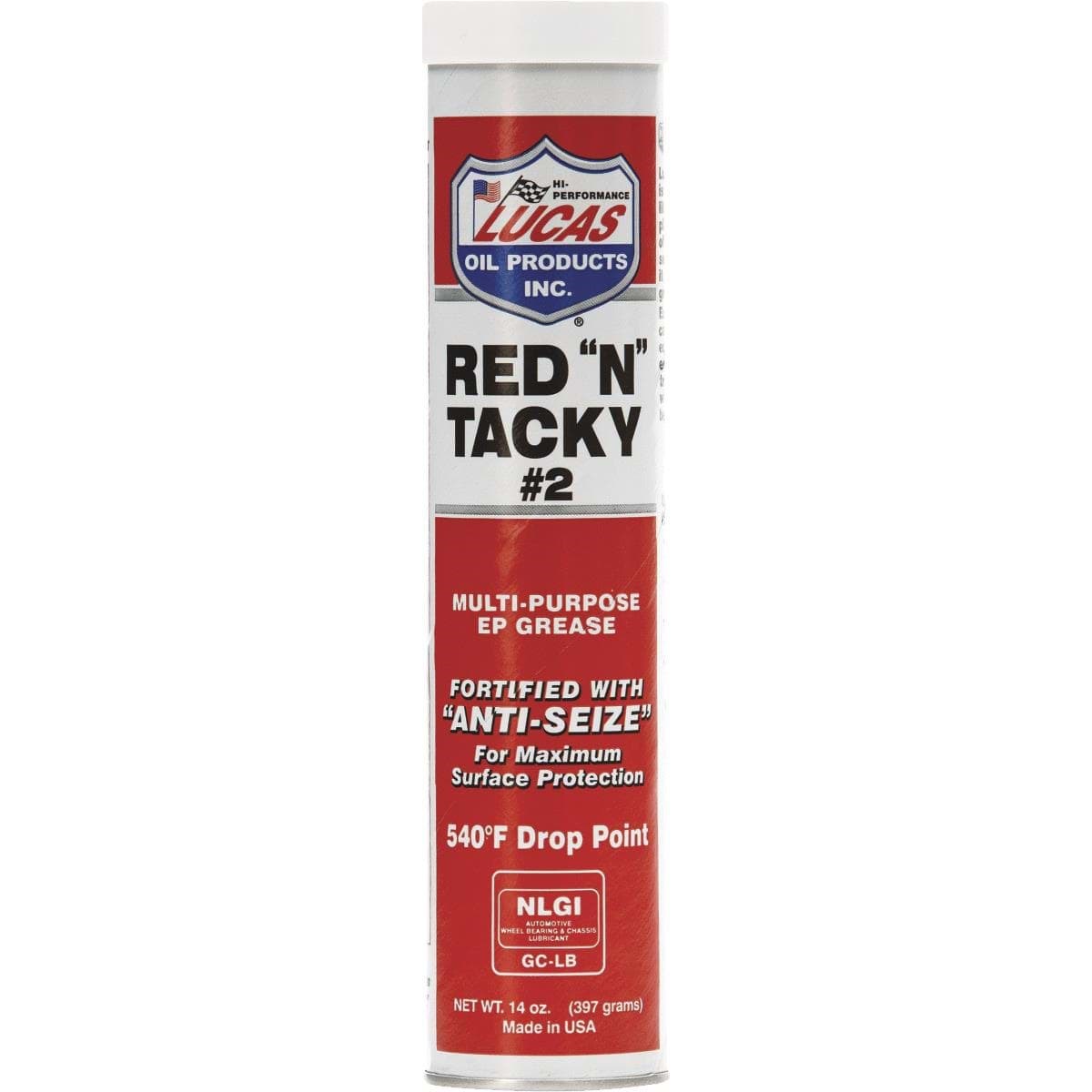 Picture of Lucas Oil Red 'N' Tacky Lithium Grease