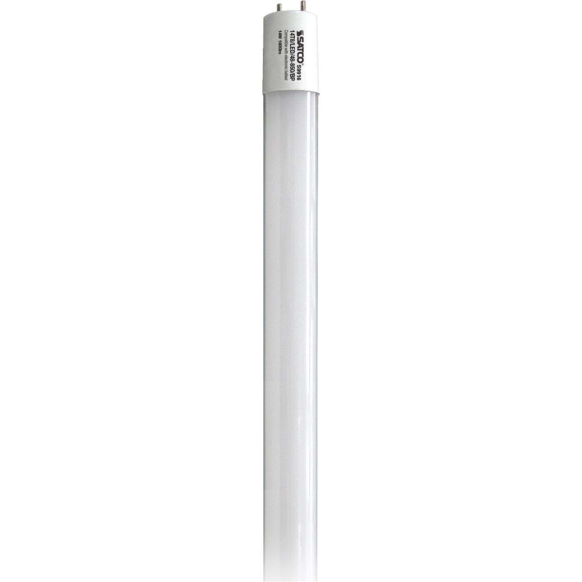 Picture of Satco T8 Bi-Pin Ballast Bypass DLC Certified LED Tube Light Bulb