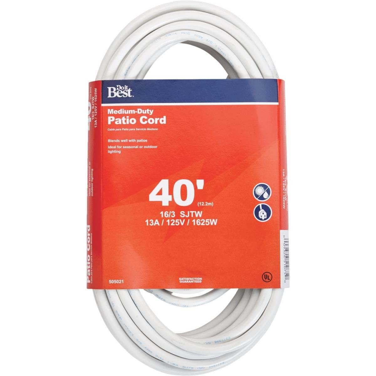 Picture of Do it Best 16/3 Medium-Duty Patio Extension Cord