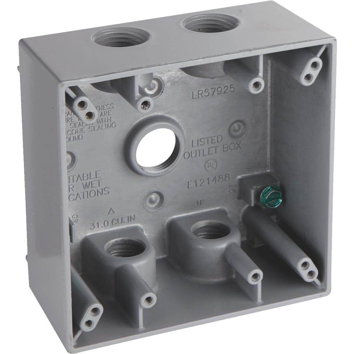 Picture of Bell Aluminum Weatherproof Outdoor Outlet Box