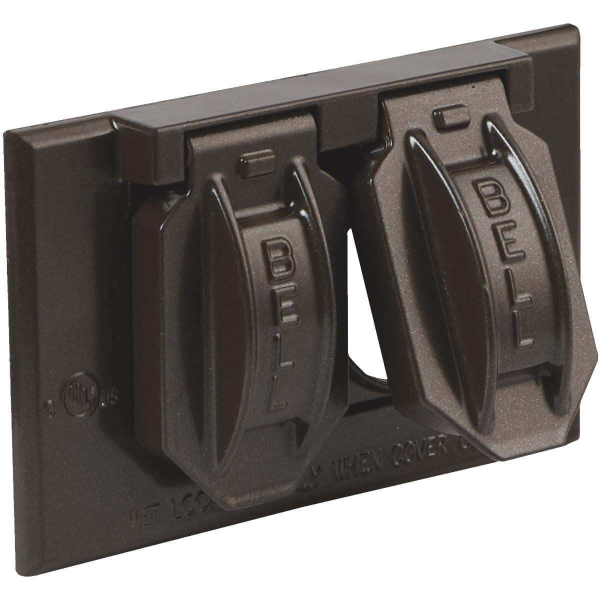 Picture of Bell Aluminum Weatherproof Outdoor Outlet Cover
