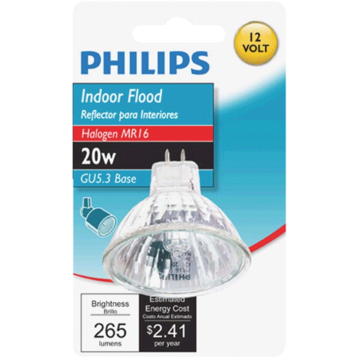 Picture of Philips MR11 Halogen Floodlight Light Bulb