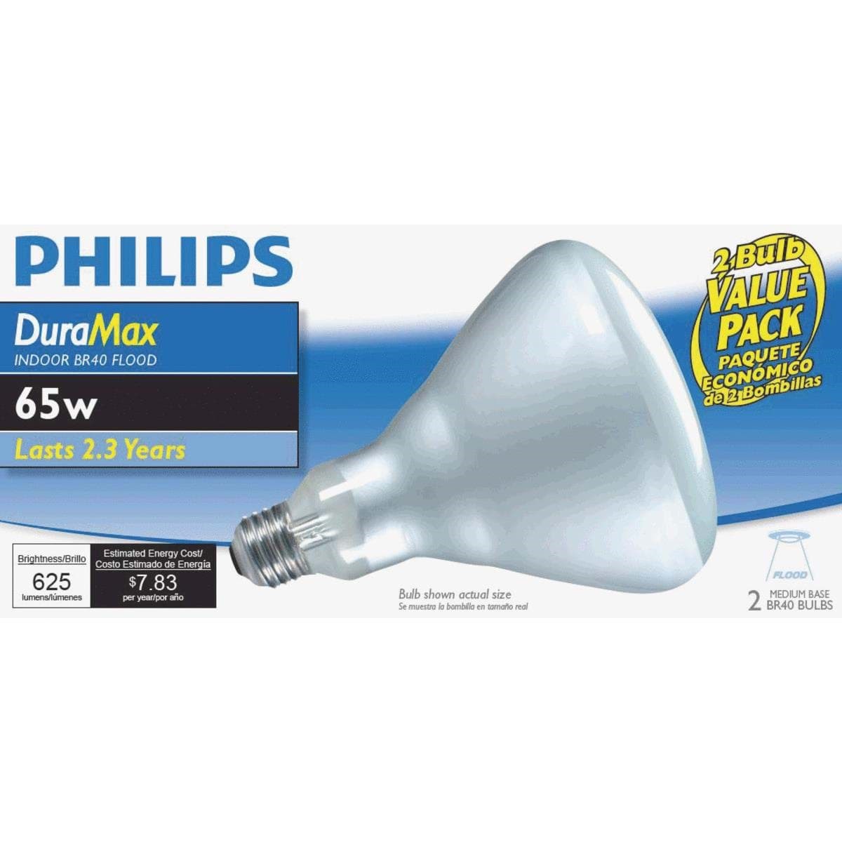 Picture of Philips DuraMax BR40 Incandescent Floodlight Light Bulb