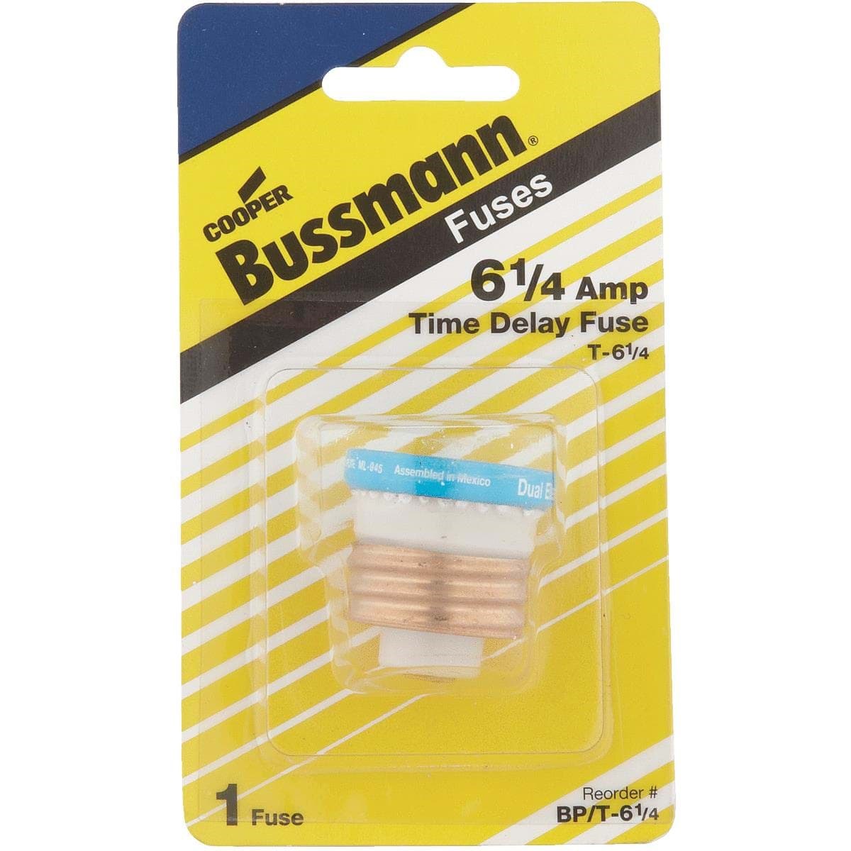 Picture of Bussmann Fusetron T Plug Fuse