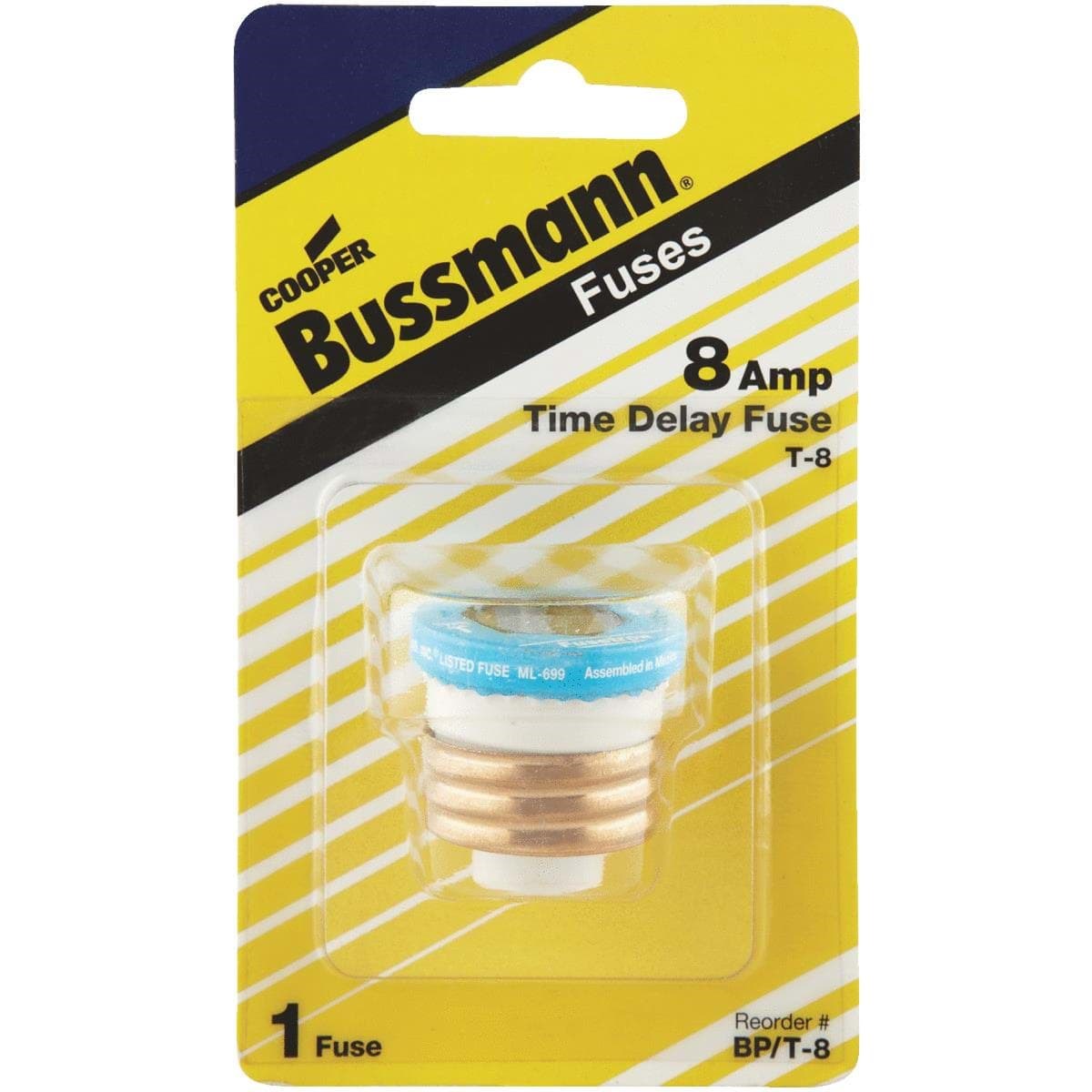 Picture of Bussmann Fusetron T Plug Fuse