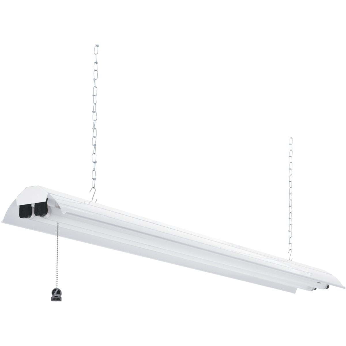 Picture of Lithonia T8 Fluorescent Shop Light Fixture With Contoured Reflector