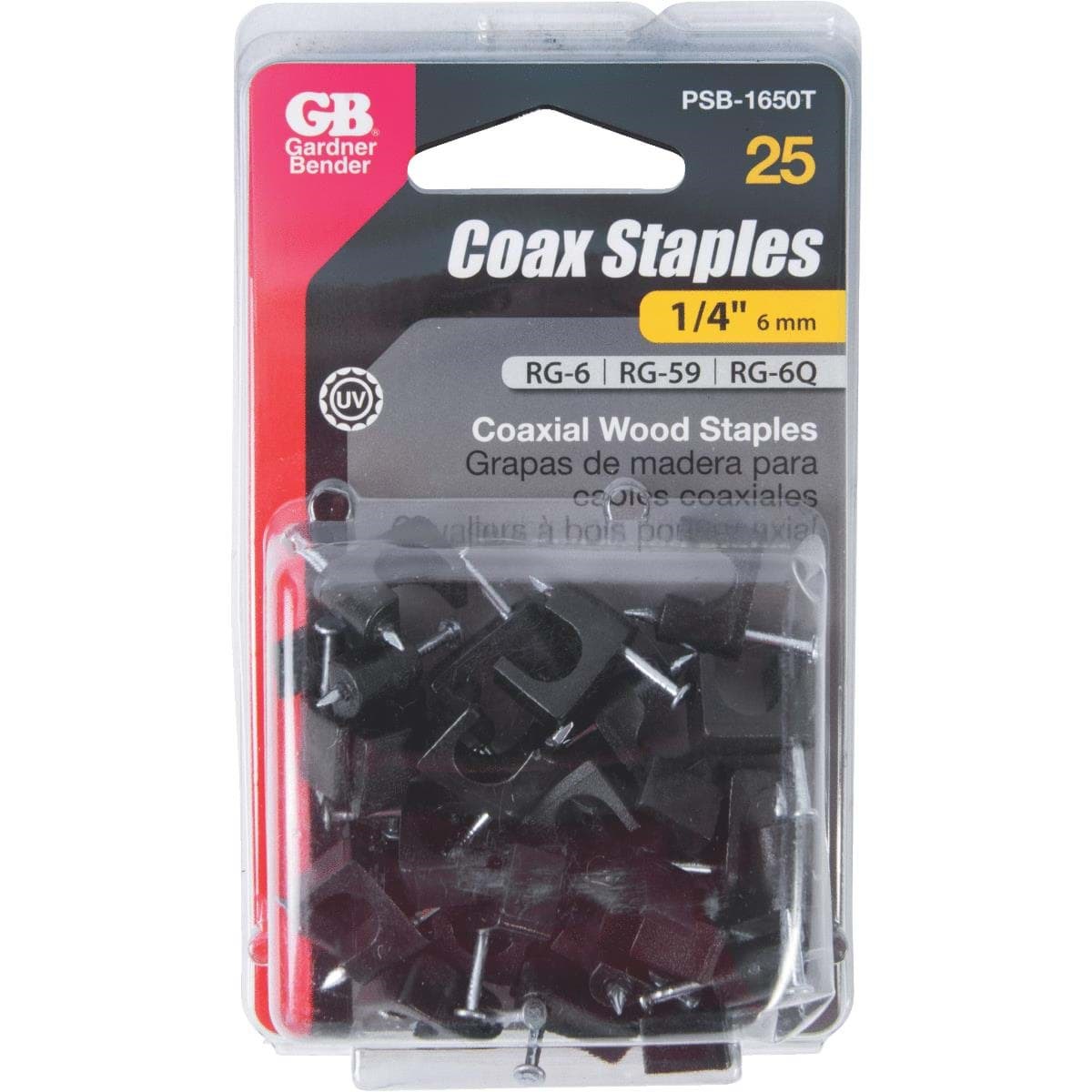 Picture of Gardner Bender 1/4 In. Coaxial Cable Staple
