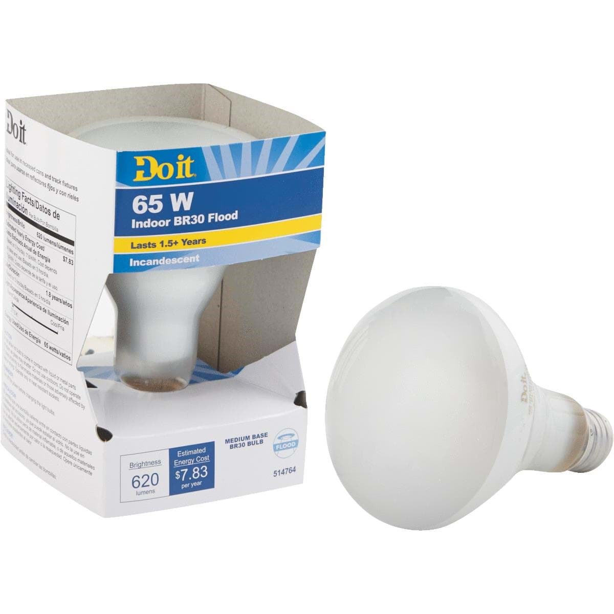 Picture of Do it BR30 Incandescent Floodlight Light Bulb