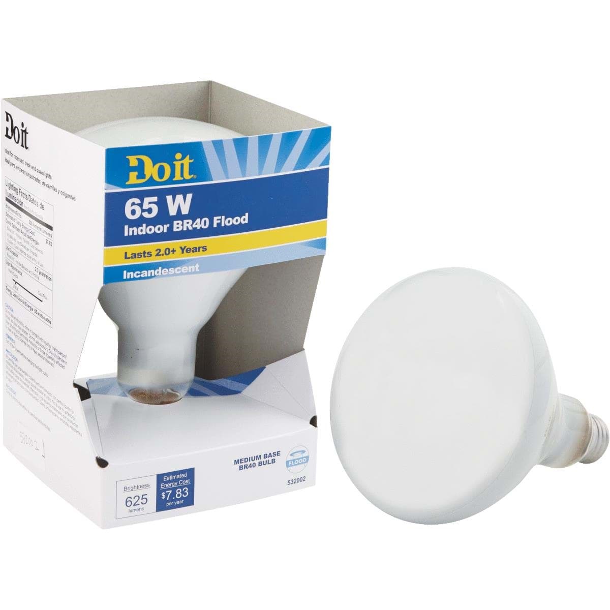 Picture of Do it BR40 Incandescent Floodlight Light Bulb