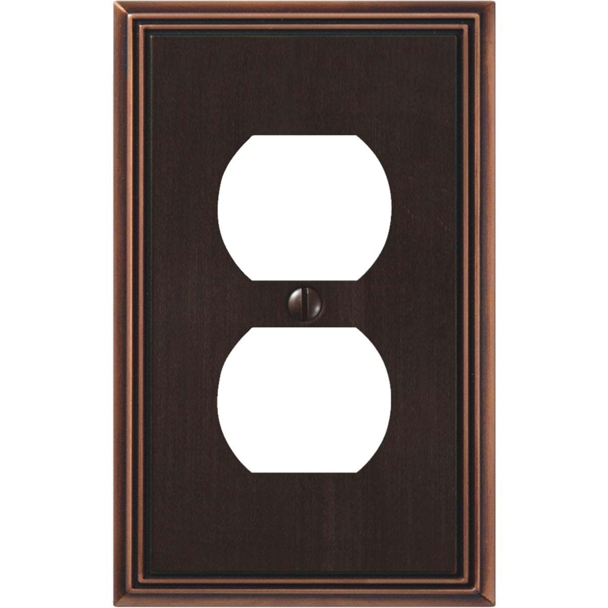 Picture of Amerelle Metro Line Cast Metal Outlet Wall Plate