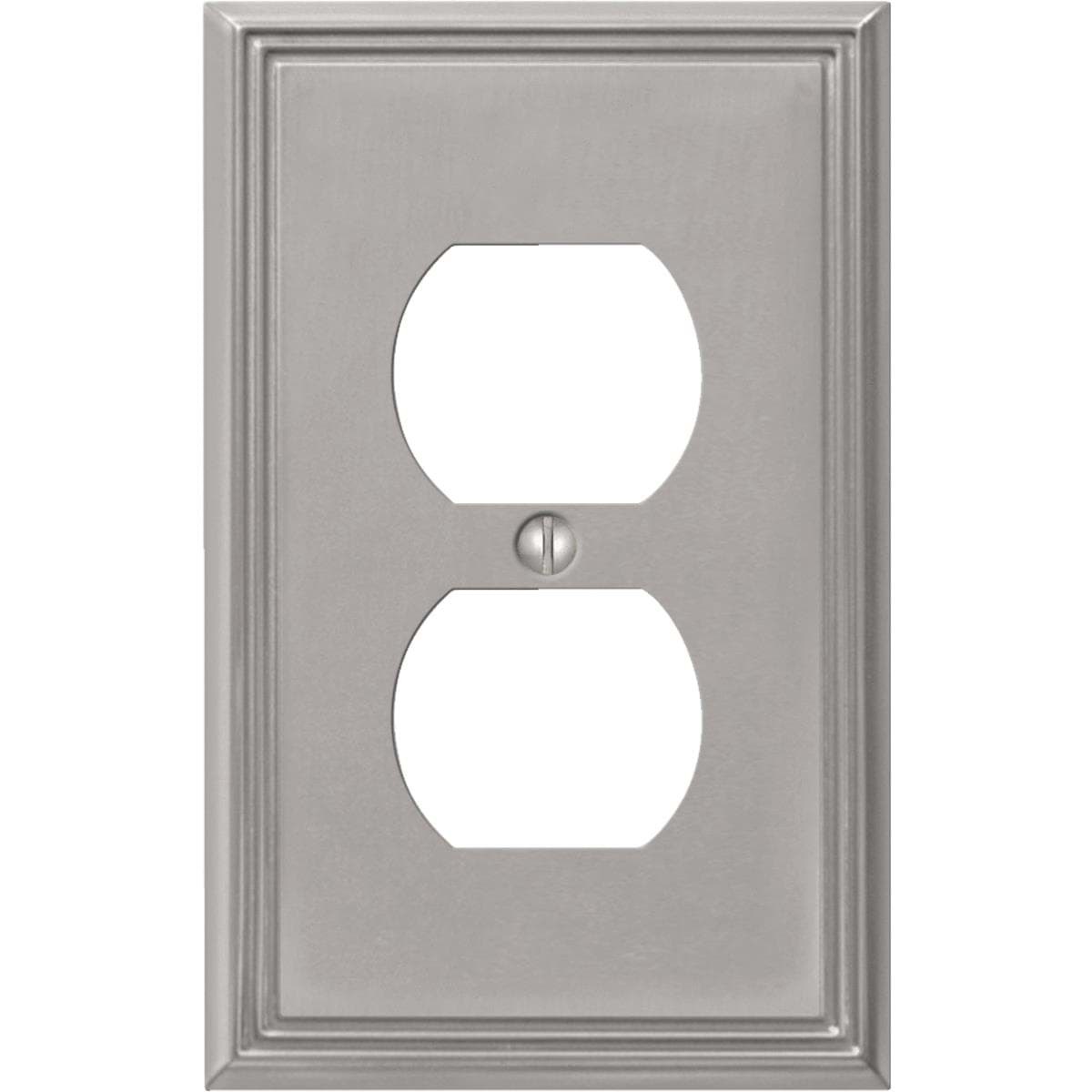 Picture of Amerelle Metro Line Cast Metal Outlet Wall Plate