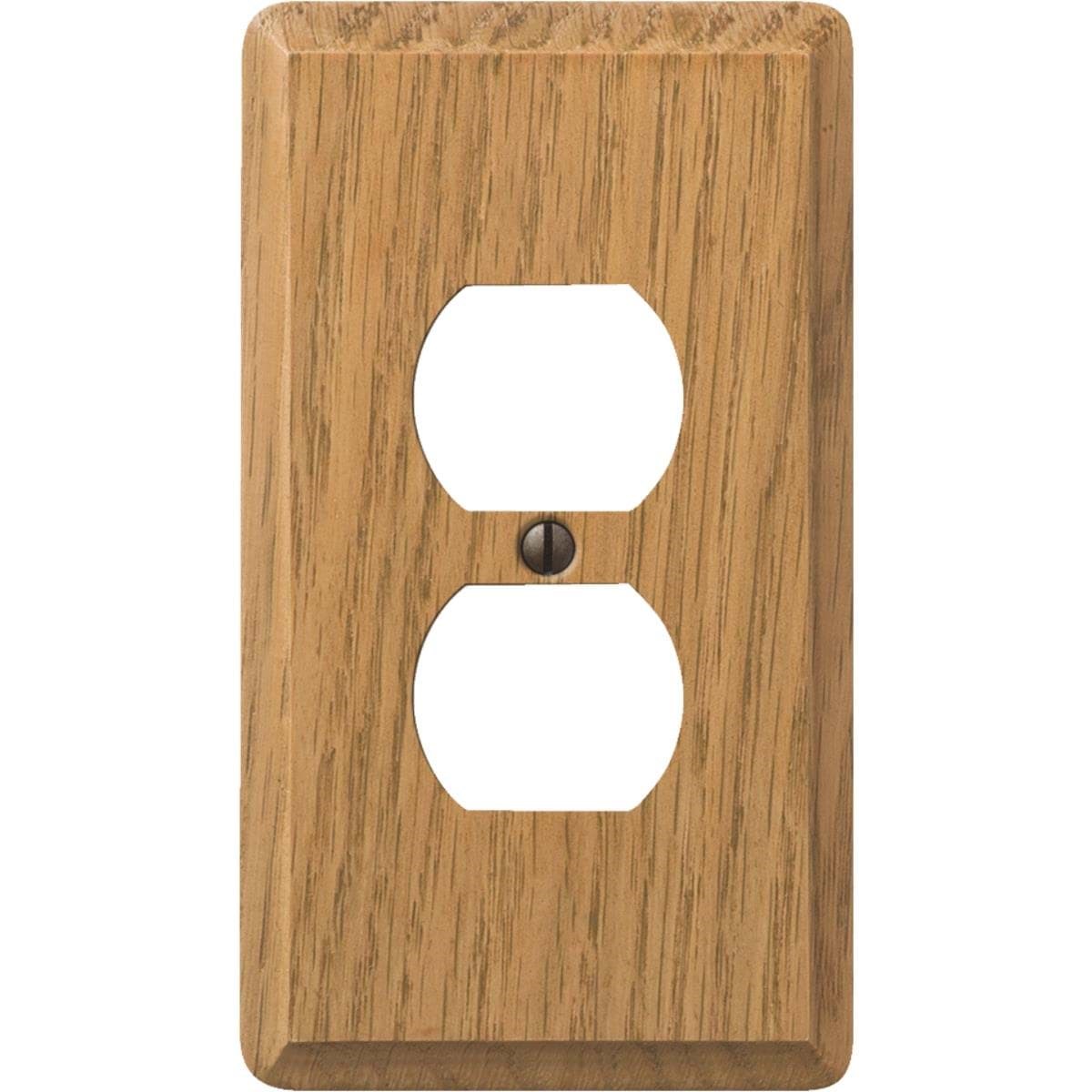 Picture of Amerelle Wood Outlet Wall Plate
