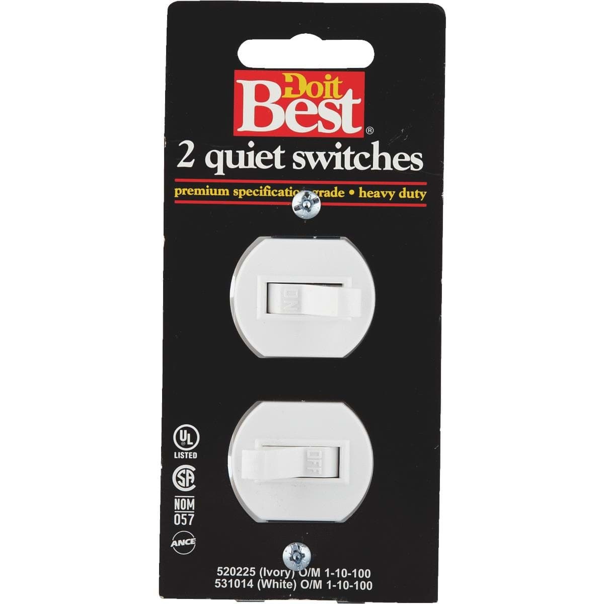 Picture of Do it Best Heavy-Duty Specification Grade Duplex Switch