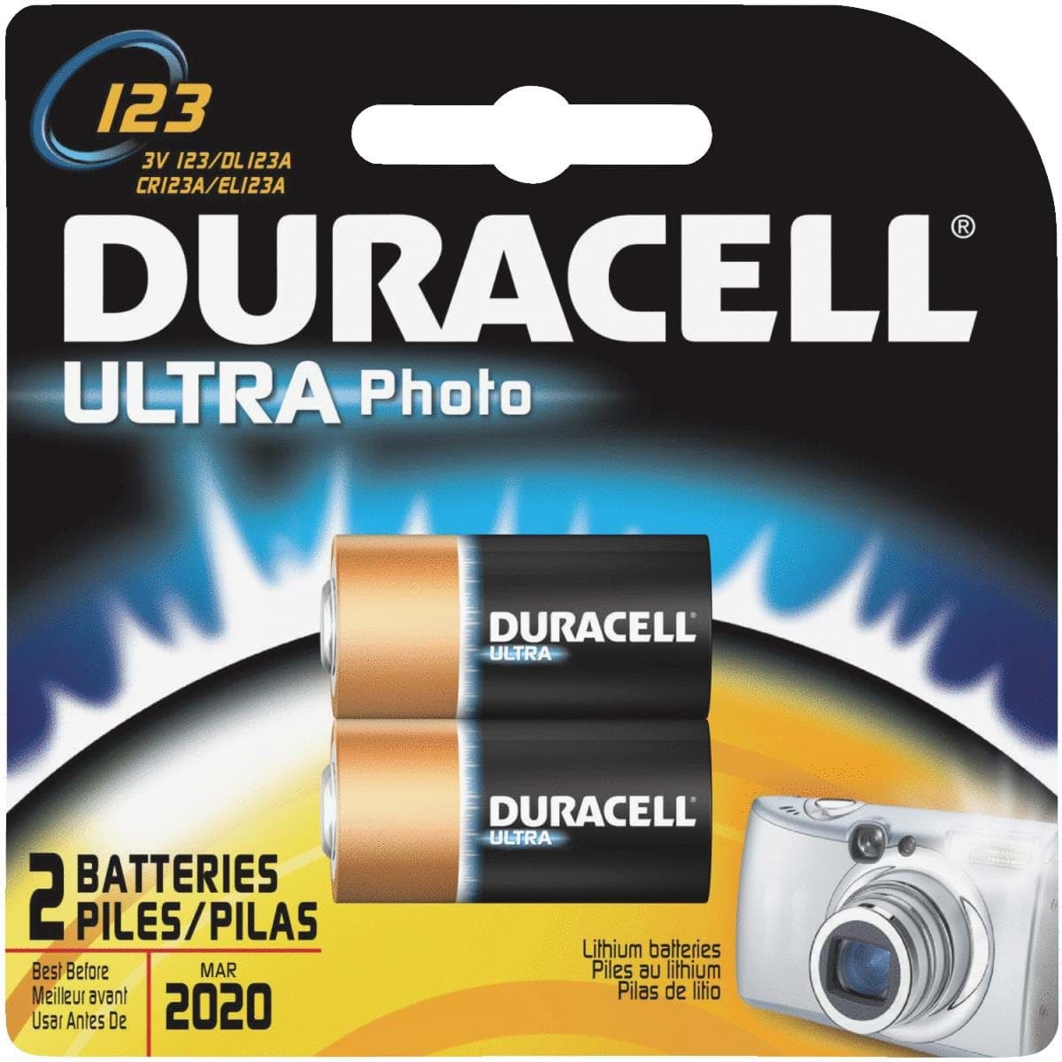 Picture of Duracell 123 Ultra Lithium Battery
