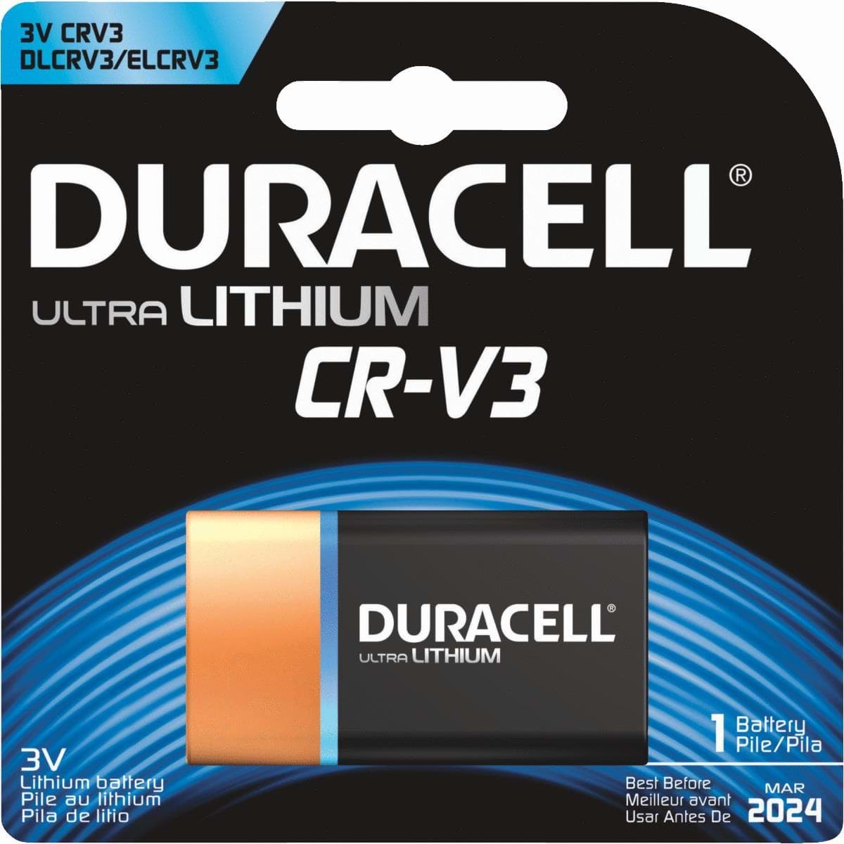 Picture of Duracell CRV3 Ultra Lithium Battery