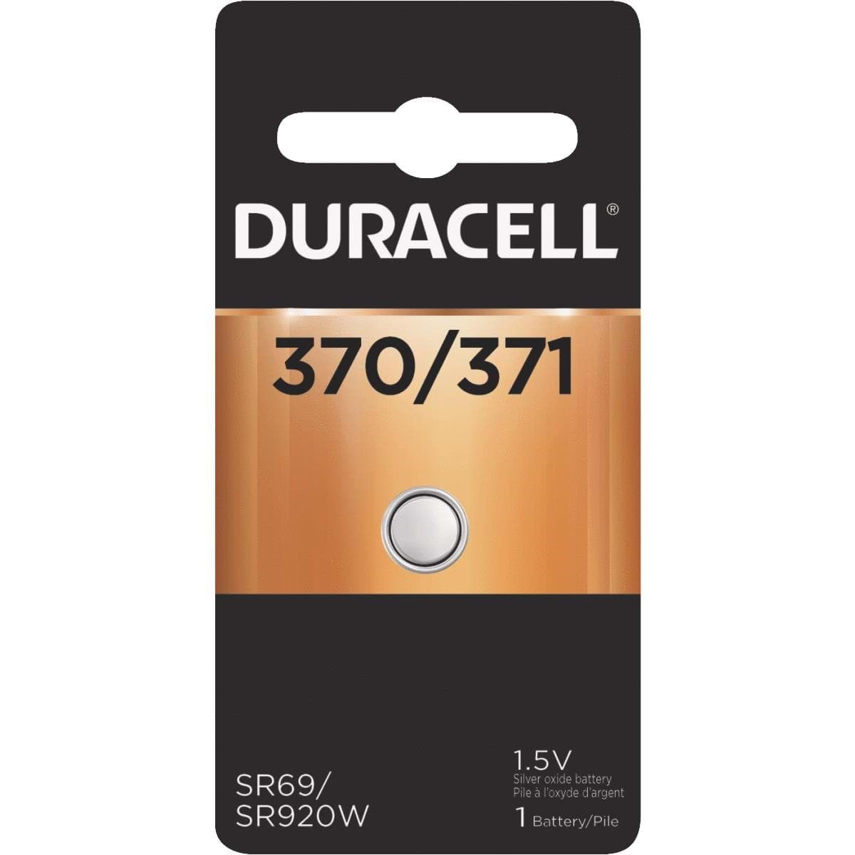 Picture of Duracell 370/371 Silver Oxide Button Cell Battery