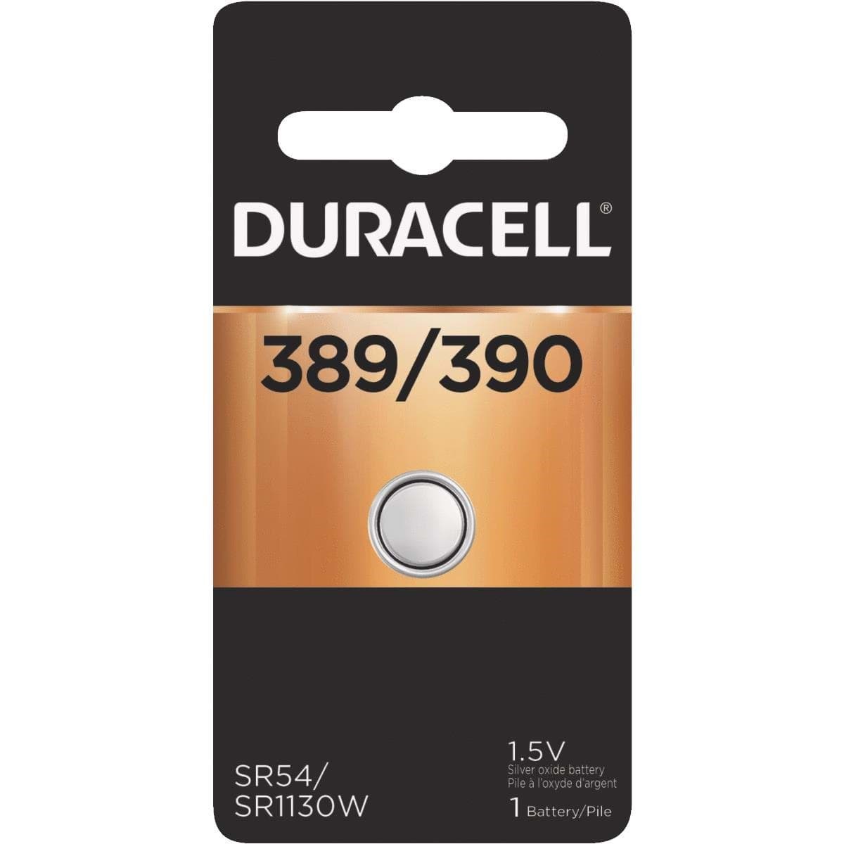 Picture of Duracell 389/390 Silver Oxide Button Cell Battery