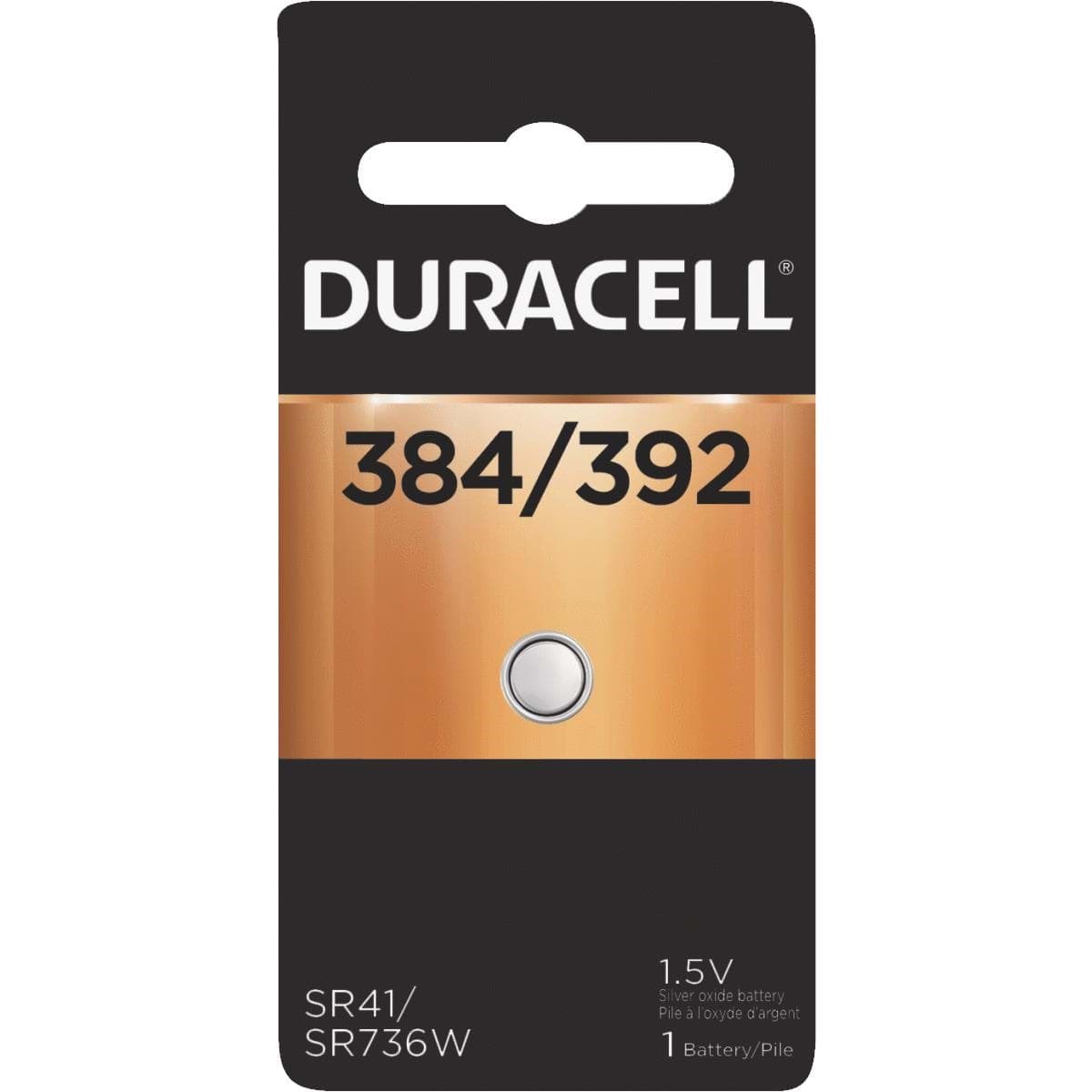 Picture of Duracell 384/392 Silver Oxide Button Cell Battery