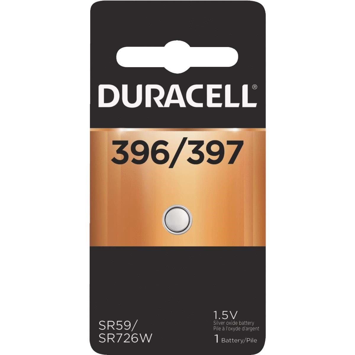 Picture of Duracell 396/397 Silver Oxide Button Cell Battery