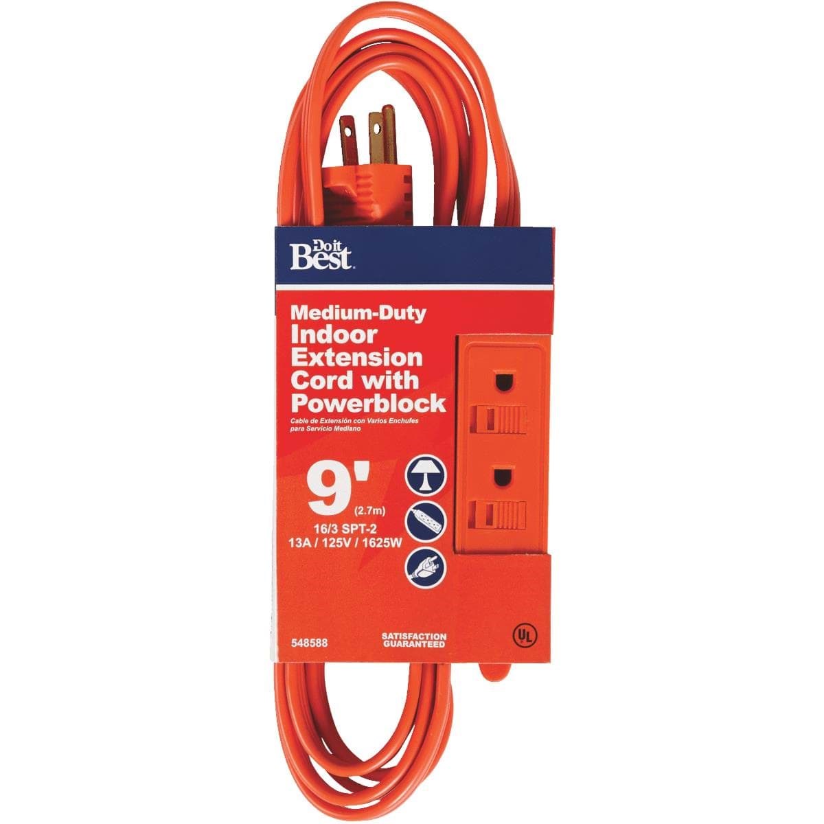 Picture of Do it Best 16/3 Triple Tap Extension Cord