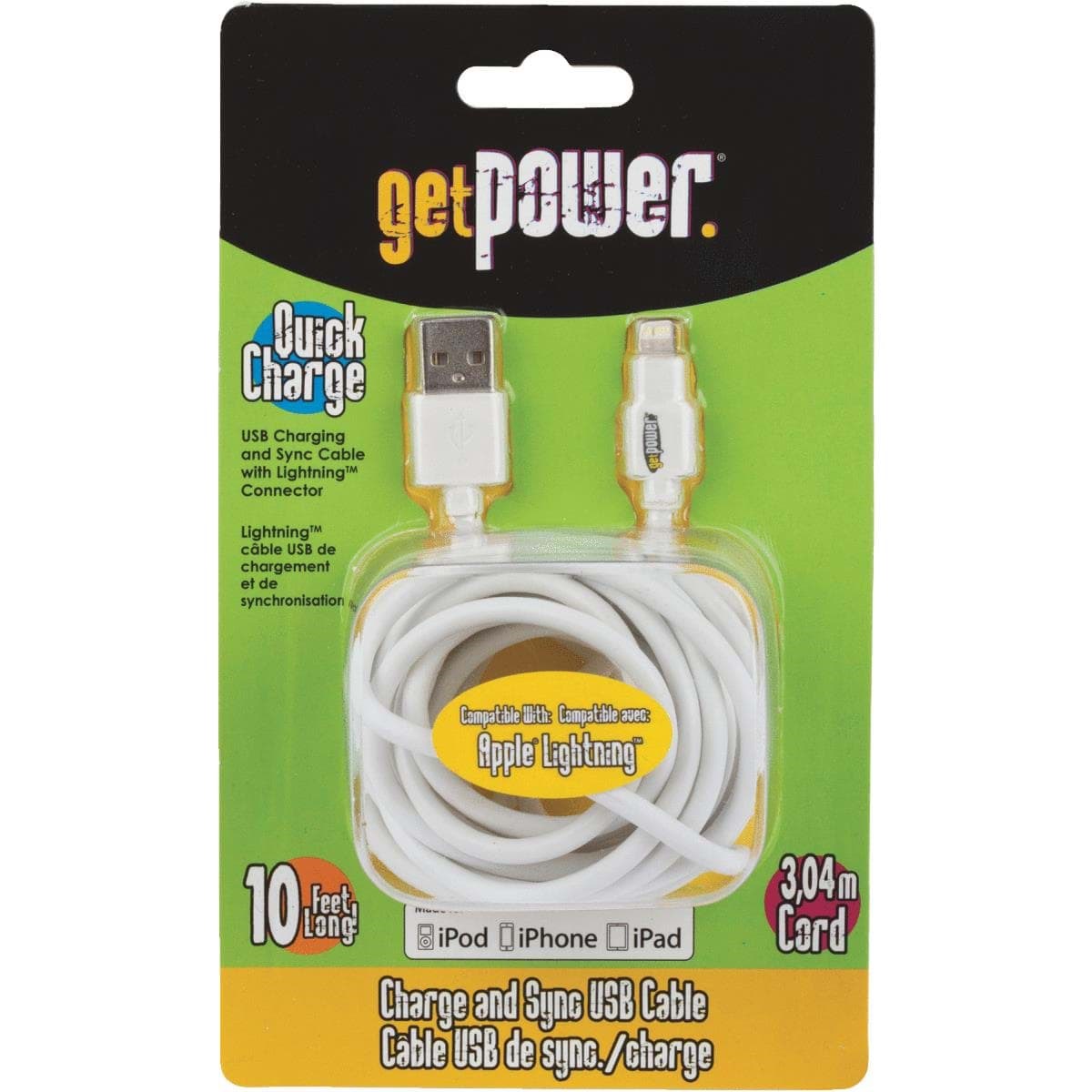 Picture of Aries 10 Ft. MFI Charging Cable