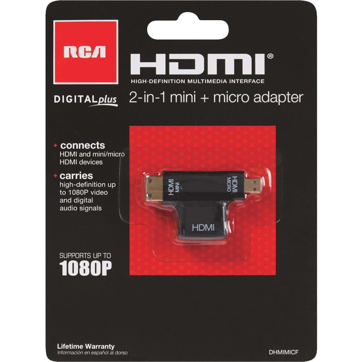 Picture of RCA 2-In-1 Mini + Micro HDMI Adapter