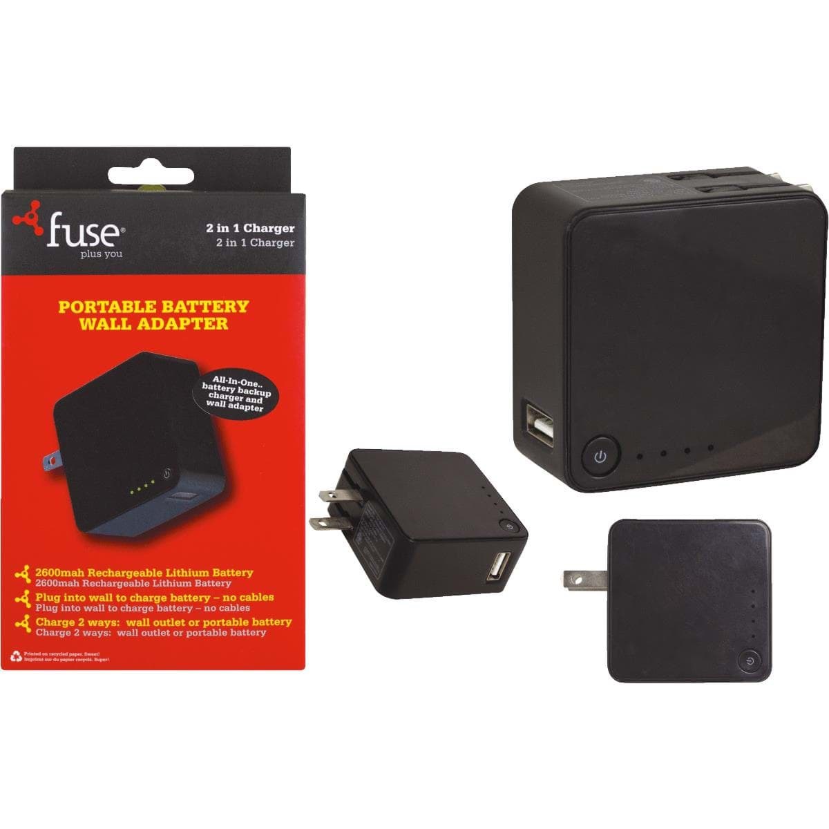Picture of Fuse Battery Backup & Wall USB Charger