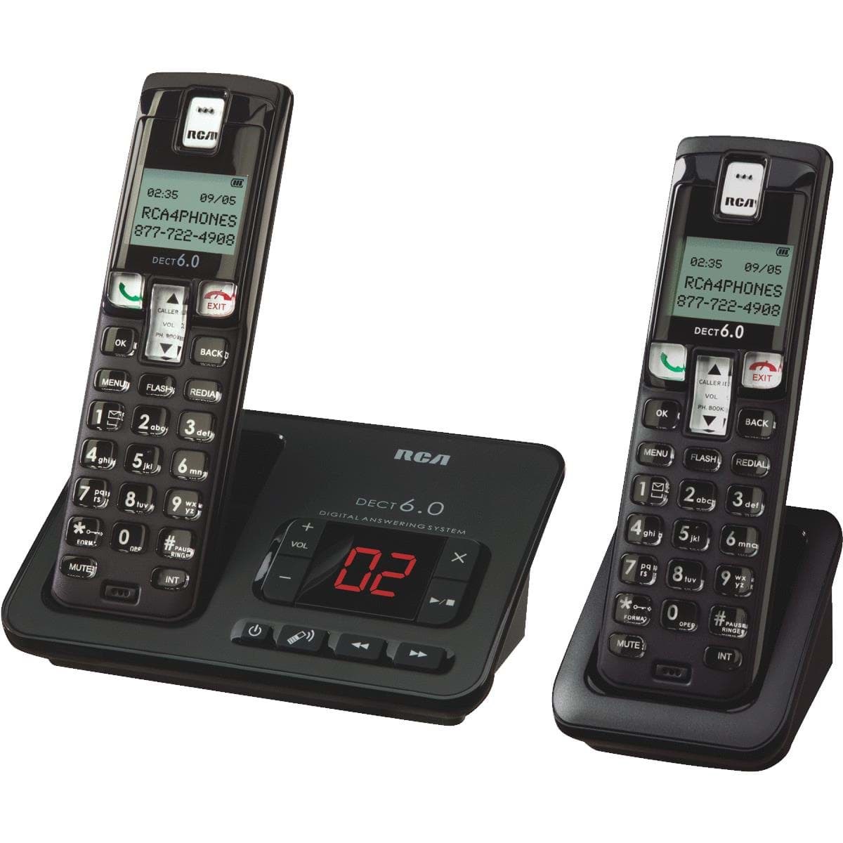 Picture of RCA DECT 6.0 Cordless Phone With 2 Handsets