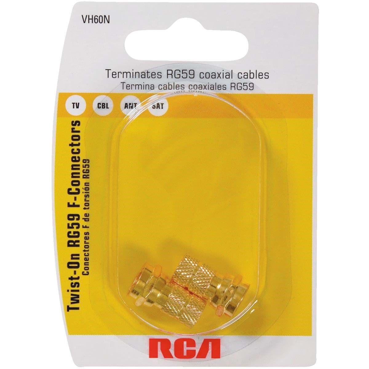 Picture of RCA RG59 Coaxial F-Connector