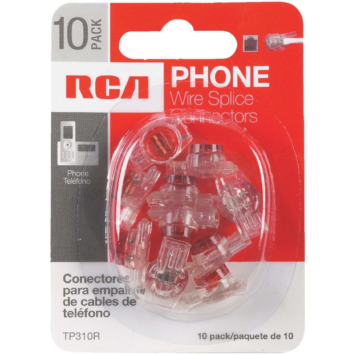 Picture of RCA Wire Splice Connector Phone Cord Coupler