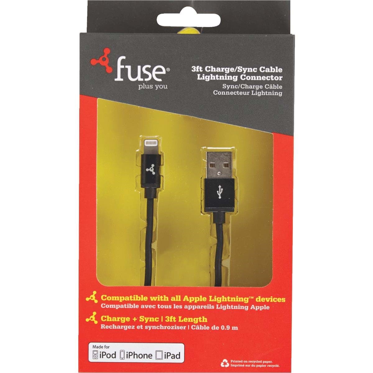 Picture of Fuse MFI Lightning USB Charging & Sync Cable