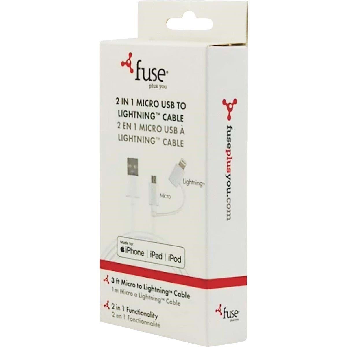 Picture of Fuse 2-In-1 Micro USB Charging & Sync Cable