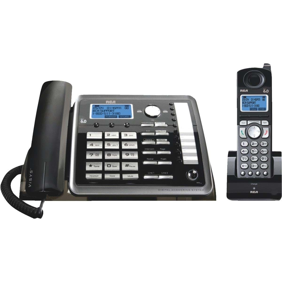 Picture of RCA DECT 6.0 Expandable Corded/Cordless Telephone System