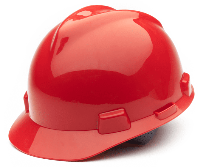 Picture of Hard Hat Cap w/ Fas-Trac Suspension – Red