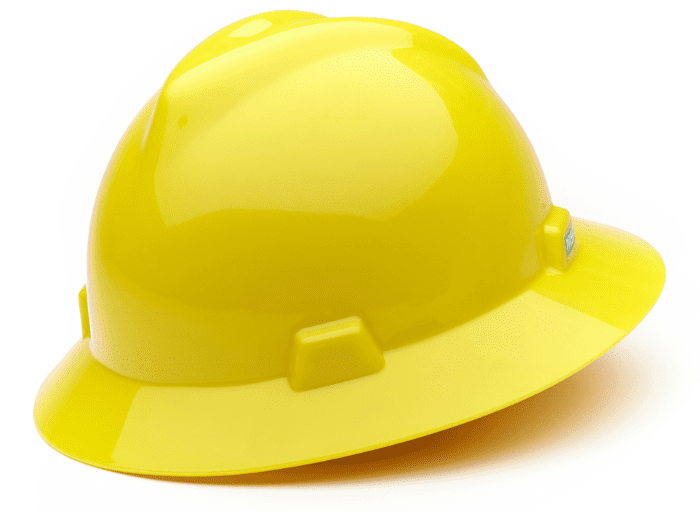 Picture of Hard Hat Full-Brim w/ Fas-Trac Suspension – Yellow
