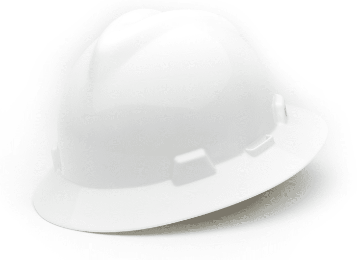 Picture of Hard Hat Full-Brim w/ Fas-Trac Suspension – White