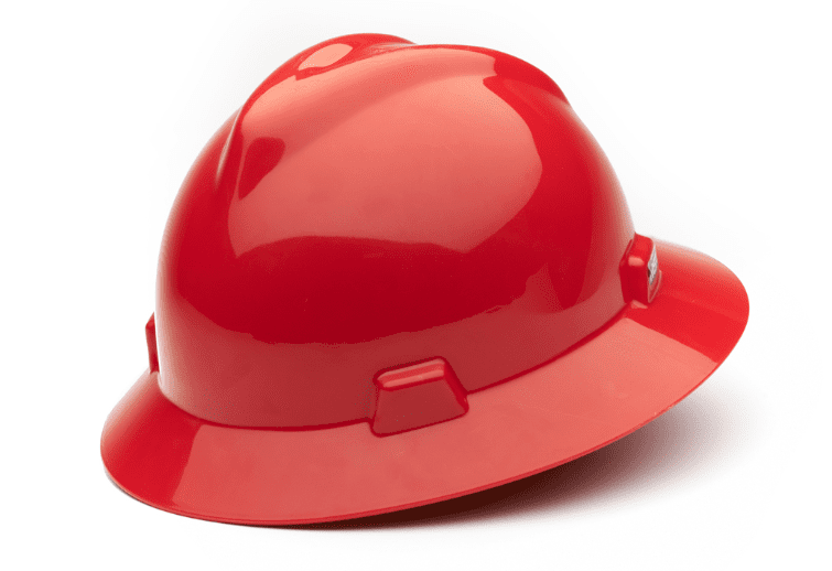 Picture of Hard Hat Full-Brim w/ Fas-Trac Suspension – Red
