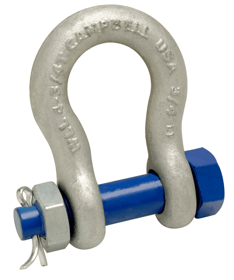 Picture of Shackles Safety w/ Bolt & Pin Cooper Campbell – 1-1/4"