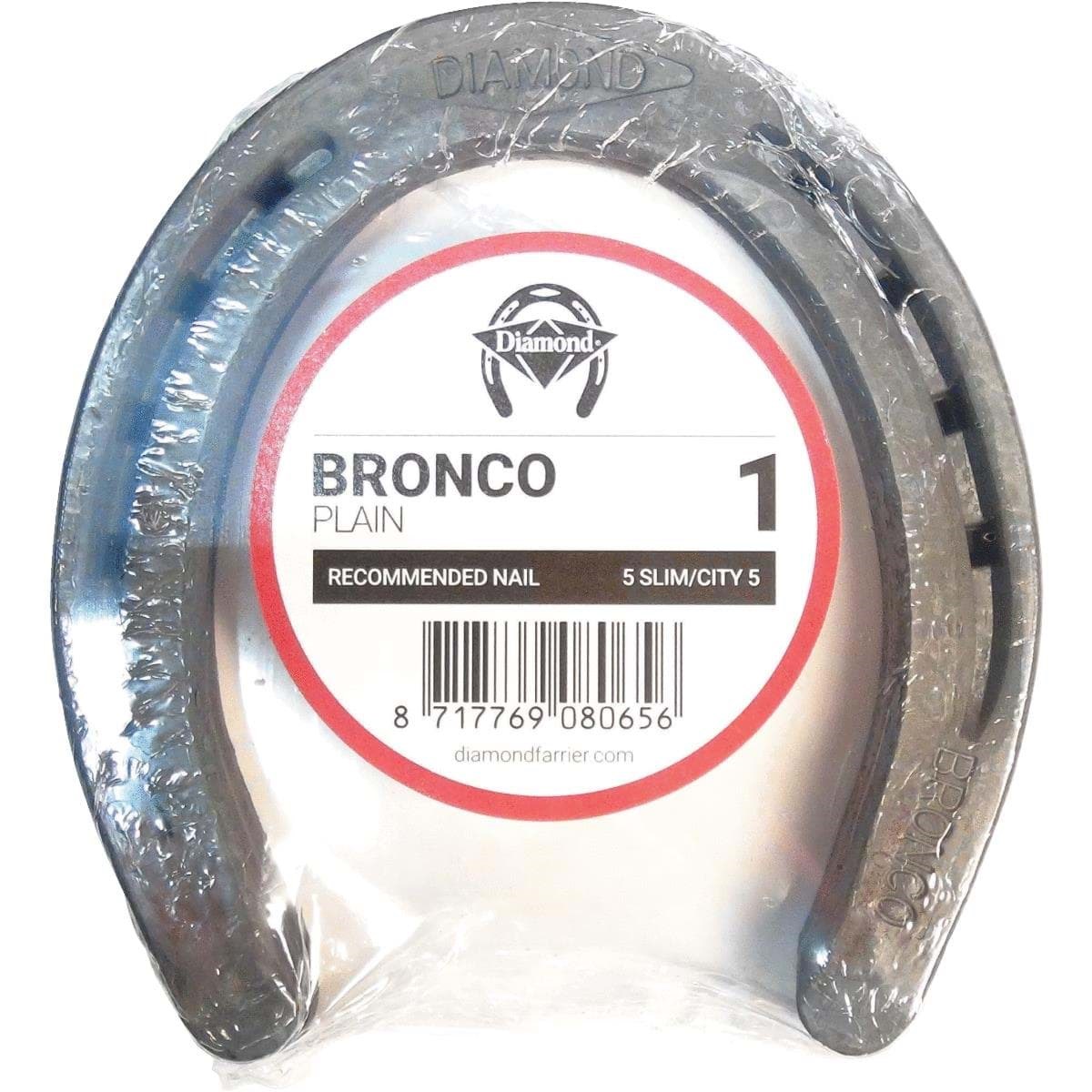 Picture of Diamond Plain Bronco Horseshoe