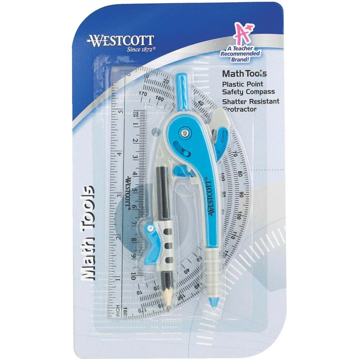 Picture of Westcott Compass & Protractor Set