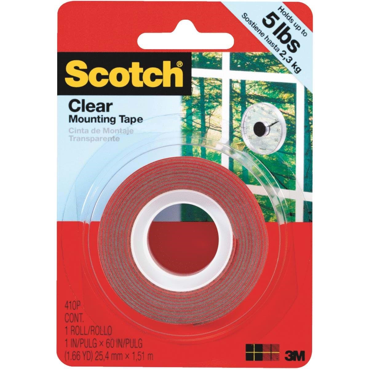 Picture of 3M Scotch Clear Double-Sided Mounting Tape